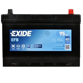 Автомобільний акумулятор EXIDE (EL954) Start-Stop EFB 95Аh 800A R+ D31 EXIDE-1457 фото