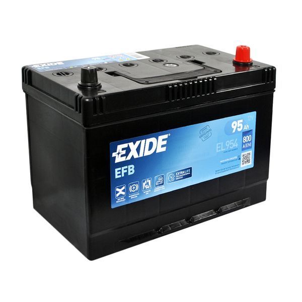Автомобильный аккумулятор EXIDE (EL954) Start-Stop EFB 95Аh 800A R+ D31 EXIDE-1457 фото