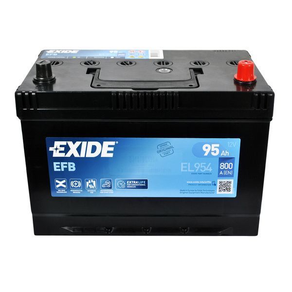 Автомобильный аккумулятор EXIDE (EL954) Start-Stop EFB 95Аh 800A R+ D31 EXIDE-1457 фото