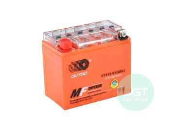 МОТО Аккумулятор OUTDO UTX12-BS GEL 12V 10AH UTX12-BS GEL фото