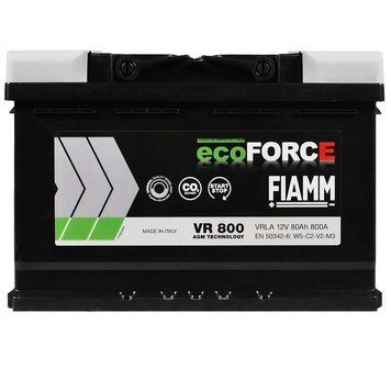 Автомобільний акумулятор FIAMM AGM (Start-Stop) 6СТ-80 АзЕ Ecoforce AGM 7906201 фото
