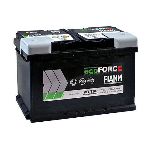 Автомобільний акумулятор FIAMM AGM (Start-Stop) 6СТ-70 АзЕ Ecoforce AGM 7906200 фото