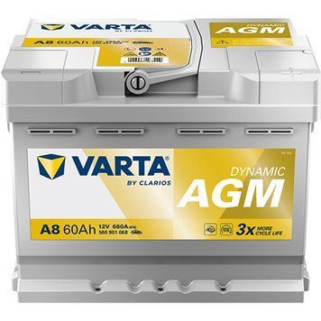 Автомобильный аккумулятор VARTA Dynamic Start-Stop AGM 60Ah 680A R+ (D52) 560901068 фото