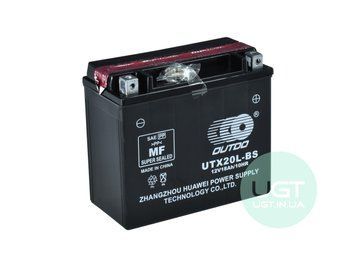 МОТО Аккумулятор OUTDO UTX20-BS AGM Start&Stop 12V 18AH UTX20-BS фото
