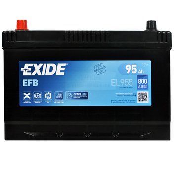 Автомобільний акумулятор EXIDE (EL955) Start-Stop EFB 95Аh 800A L+ D31 EXIDE-1458 фото