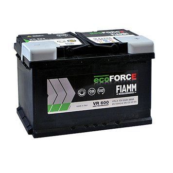 Автомобильный аккумулятор FIAMM AGM (Start-Stop) 6СТ-60 АзЕ ecoFORCE Start&Stop 7906199 фото