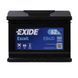 Автомобільний акумулятор EXIDE Excell 62Аh 540A L+ (лівий) EB621 EXIDE-960 фото 1