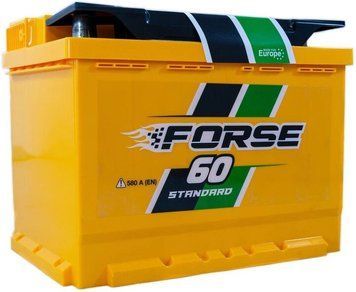 Автомобільний акумулятор FORSE STANDARD 6CT-60 AH L+ FORSE STANDARD 6CT 60AH L+ фото