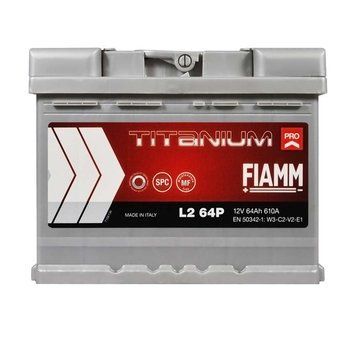 Автомобільний акумулятор FIAMM Titanium Pro 64Аh 610А R+ (правий +) L2 FIAMM-852 фото