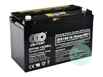 ПРОМЫШЛЕННЫЙ Аккумулятор OUTDO OT 100-12 контроллер Ca/Ca 12V 100AH OT 100-12 контролер фото