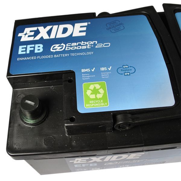 Автомобильный аккумулятор EXIDE (EL1000) Start-Stop EFB 100Аh 900A R+ EXIDE-1215 фото