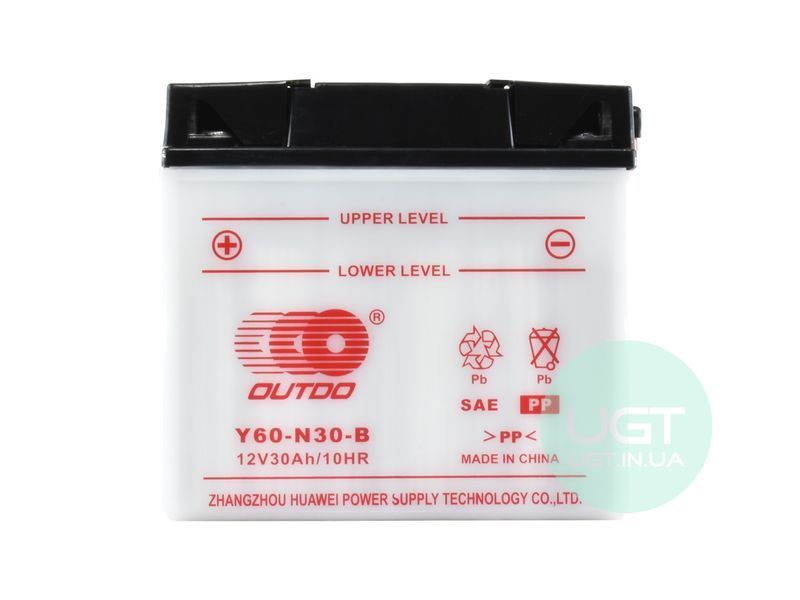 МОТО Аккумулятор OUTDO Y60-N30-B 12 V 30 A Y60-N30-B фото