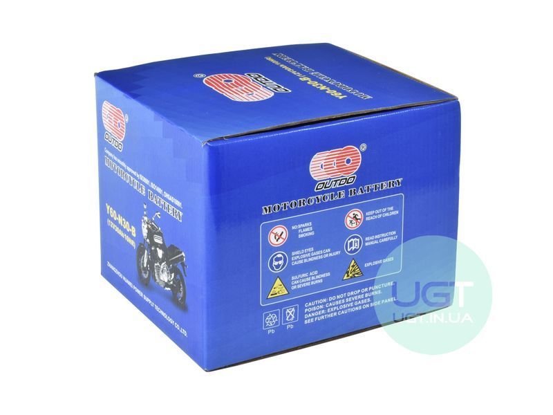 МОТО Аккумулятор OUTDO Y60-N30-B 12 V 30 A Y60-N30-B фото
