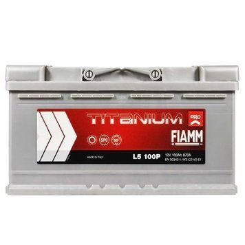 Автомобильный аккумулятор FIAMM 6СТ-100 АзЕ Titanium Pro 7905160 фото