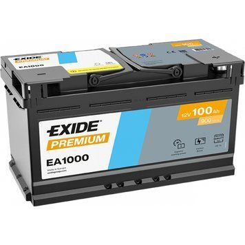 Автомобільний акумулятор EXIDE Premium (EA1000) 100Аh 900A R+ EXIDE-1218 фото