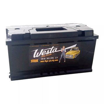 Автомобильный аккумулятор WESTA 6CT-100 R+ А3 АзЕ standard WESTA 6CT-100 R+ А3 АзЕ standard фото